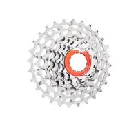 WXYDEDIAN PiñóN De Casete De Bicicleta 7 Speed Folding Bike Cassette S 11-28T Ultra Light Freewheel Compatible For Freehub SLR Flywheel(Silver)