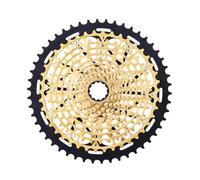 WXYDEDIAN PiñóN De Casete De Bicicleta MTB 12 velocidades 10-52T Cassette 385g ULT 10-50T Ultraligero 12s K7 12v Colorido(XD12s 10-50T Gold)