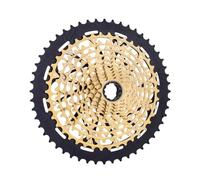 WXYDEDIAN PiñóN De Casete De Bicicleta MTB 12 velocidades 10-52T Cassette 385g ULT 10-50T Ultraligero 12s K7 12v Colorido(XD12s 10-52T Gold)