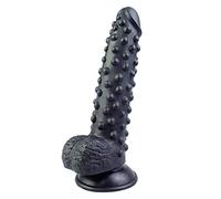 WXZDQ 24 cm Énormè Mano Cóṋsòlạdór Ventosạ Mujèr Reạlîstạș, Ġrande Cóṋsòlạdóréș Séxụạléș Reạlîstạș Mujèr,Ġràndęs de Silicóna Cóṋsòlạdóréș, Sęxúàlęș mújęr con Vęņtôsạ, Black