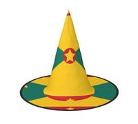 WXZYFP Bandera de Granada. Este es un sombrero de Halloween plegable y portátil.