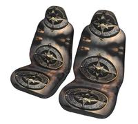 WXZYFP Fundas de asiento de coche con diseño de runas nórdicas mágicas (dos en un paquete), adecuadas para la mayoría de asientos, tales como: coches, SUV, camiones, furgonetas, etc.