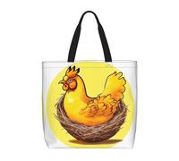 WXZYFP Nido de pájaro dorado pollo es una práctica bolsa de un hombro, adecuada para compras, viajes y necesidades de la vida diaria.