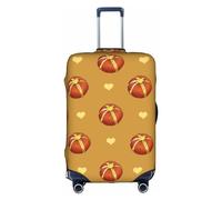 WXZYFP Pan con mantequilla: la funda protectora para la maleta con una impresión única de doble cara te ayuda a evitar llevar la maleta equivocada durante el viaje.