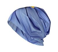 WXZYFP Sombrero de punto estampado de abeja con diseño de corazón y flores, negro, talla única