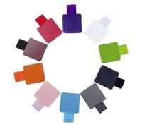 WYAN 10 Piezas Soporte para bolígrafo autoadhesivo,Lápiz de Cuero Autoadhesivo Con Lazo Elástico,para Logitech Crayon, Diario, Cuaderno, Lápiz(Sin bolígrafo)