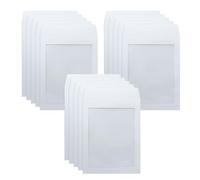 WYAN 15 Piezas A5 Blanco Sobre Sobres con Ventana,Sobres de Papel,Sobre comercial,Sobre Papel para Cartas y Documentos,Invitaciones, Boda, Postal(16.5 * 21.5 cm,Tarjetas y Pegamento no Incluidos)