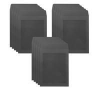 WYAN 15 Piezas A5 Negro Sobre Sobres con Ventana,Sobres de Papel,Sobre comercial,Sobre Papel para Cartas y Documentos,Invitaciones, Boda, Postal(16.5 * 21.5 cm,Tarjetas y Pegamento no Incluidos)