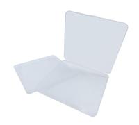 WYAN 4 Pcs Cajas de Almacenaje,Estuches rectangulares para cuentas,Organizador de bloques de construcción(15.5 * 15.5 * 1.4 cm)