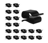 WYAN 60 Clips para Cables, Organizador Cables, Ganchos Luces Navidad, para Cable Management, Decoraciones Colgantes Navideñas, Luces de Hadas, Luces Navidad Ventana