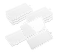 WYAN 8 Organizador de Almacenamiento Transparente, Cajas de Plástico de Almacenamiento, Caja Organizadora de Cuentas, para guardar joyas, artesanía, abalorios y objetos pequeños