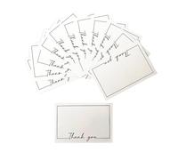 WYAN Tarjetas de felicitación de doble cara para escribir, 80 hojas de tarjetas de agradecimiento, tarjetas en blanco de 5.9 x 3.9 pulgadas, utilizadas para aniversario, día del profesor, día de la