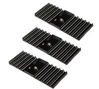 WYBZDA 3 En 1 Plástico Paleta De Arte De Uñas Para PortaBolígrafos Diamante Almacenamiento Paleta De Esmalte De Uñas Para Dibujo Pigmentos Nail Art Palette Portátil(Negro)