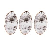 WYBZDA Anillo 3/6 Unidades Resina Paleta De Arte De Uñas Ajustable Portátil Paleta De Esmalte De Uñas Para Bricolaje Flores En Flor Nail Art Palette Para Profesionales(Grey - 3 pcs)