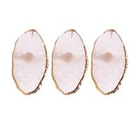 WYBZDA Anillo 3/6 Unidades Resina Paleta De Arte De Uñas Ajustable Portátil Paleta De Esmalte De Uñas Para Bricolaje Flores En Flor Nail Art Palette Para Profesionales(Off-white - 3 pcs)