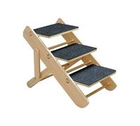 WYBZDA Escalones para Perro Trepar Plegable Escalera para Perros 4 En 1 Ajustable Antideslizante Rampa para Perros para Camas Altas Puede Servir como Cama/Sillón