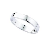 Wycian Anillo Boda Hombre Anillo Oro Blanco Mujer 18 Kilates Plata Polaco Talla 26 Sólido No Chapado Actualización 3.0 para Hermana Boda Joyas