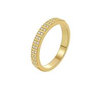 Wycian Anillo Boda Oro Anillos Oro 18K AU750 Moissanita Moissanita Redonda Blanca Tamaño 6,75 Actualización 3.0 Para Hermana Navidad Joyas