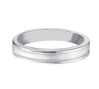 Wycian Anillo Compromiso para Hombre Anillos Promesa Plata Oro Blanco de 9 Quilates Polaco Talla 28 Sólido No Chapado Moda para Hermana Acción de Gracias Joyas