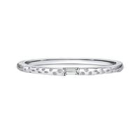 Wycian Anillo vintage para mujer, moissanite, 9 K/14 K, Au375/Au585, 1,5 x 3 mm, forma rectangular, moissanita, anillo para hermanas, joyas modernas, regalo, 62 (19.7), Oro blanco de 9, Moissanita