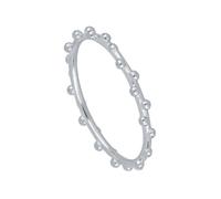 Wycian Anillos de rubí auténtico, anillo de oro blanco de 14 quilates, simple, 9 quilates, tamaño Au375/Au585, rubí cuadrado rosa rojo, apilable, para madre, actualización 3.0, M 1/2, Oro blanco de 9