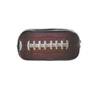 WYCZHY American Football Laces - Estuche transparente para lápices, bolsa de PVC resistente con cremallera, organizador resistente para marcadores