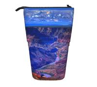 WYCZHY Beauty Grand Canyon - Estuche para lápices de pie, espaciosas bolsas para lápices, bolsa para bolígrafos, trabajo, oficina, artistas, suministros, Black, Talla única, Organizador de bolsas