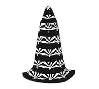 WYCZHY Disfraz de la bandera de Arizona negra para adolescentes, capa con capucha, bruja, vampiro, mago, baile de máscaras, fiesta de Halloween