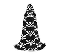 WYCZHY Disfraz de la bandera de Arizona negra para adolescentes, capa con capucha, bruja, vampiro, mago, baile de máscaras, fiesta de Halloween