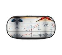 WYCZHY Estuche para lápices de alta capacidad con fórmula matemática, estuche organizador para bolígrafos, suministros estéticos para adultos, Black, Talla única, Organizador de bolsas