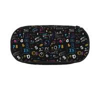 WYCZHY Estuche para lápices de alta capacidad con fórmula matemática, estuche organizador para bolígrafos, suministros estéticos para adultos, Black, Talla única, Organizador de bolsas