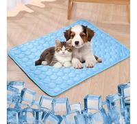 WYDDSX 2025 The Ultimate Cooling Pet Mat,Upgrade Washable Pet Cooling Mat for Dogs & Cats,Portable Dog Cool Bed for Summer (50 * 40cm,Blue)