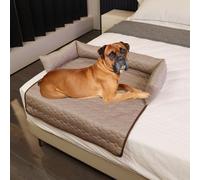 WYDDSX Pelsbarn Cooling Bed,Pelsbarn Cooling Dog Bed for Car,Self Cool Dog Sofa Mat with Ice Silk Fabric,Durable Anti-Scratch Gel Pad for Dogs Cats in Hot Summer (70 * 70cm,Coffee)