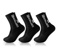 Wydexint Calcetines Futbol, Medias Antideslizantes Futbol, Grip Socks, Calcetines Antideslizantes, Calcetines Unisex De Fútbol (FR/ES, Letras, M, Regular, Regular, 3, negro)