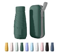 Wydexint Paraguas Plegable, Paraguas Proteccion Uv, Paraguas Portatil, Mini Paraguas, Viene Con Una Caja De Cápsulas, Impermeable y Resistente Al Viento
