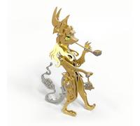 WYFTOY Rompecabezas de criatura mágica de metal 3D para adultos, kit de modelo de gato anciano de tubo mecánico, modelo de montaje mecánico steampunk, adorno creativo de casa (versión de kit/67