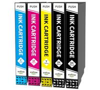 WYFYINK 405 XL Compatible con Cartuchos Epson 405 XL 405XL para la Impresora Workforce Pro WF-3820 WF-3825 WF-4820 WF-4825 WF-4830 WF-7310 WF-7830 WF-7835 WF-7840 (Paquete de 5)