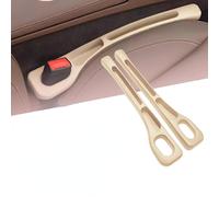 WYFZ 2 Piezas Relleno de Tapon Espacio Asiento Coche para Hyundai i10 i20 i30 i40 ix20 ix25 ix35, Hendiduras de Asiento de Coche Evita Que Las Cosas Caigan Seat Gap Plug,Beige