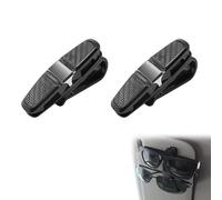 WYFZ 2Pcs Portagafas Soles de Coche para Citr-oen C8 C6 C5 C4L C4 C3 C2 C1, Soporte Parasoles de Coche con Abrazadera Giratoria180 Grados Accesorio de Coche Interior