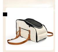 WYFZ Asiento de Perro de Consola de Centro de Coche para 2022-2024 2025 Nissan Pathfinder, Base Antideslizante y Bolsillos de Almacenamiento Viajes extraíblelavable,White