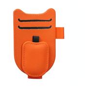 WYFZ Clip para Gafas de Coche para Ford Puma I 2019-2024 -, Clip Magnético de Cuero para Colgar Gafas para Visera de Coche Accesorios Multifuncional Accesorios Coche,Orange