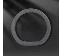 WYFZ Funda Volante De Coche para Citr-oen C8 C6 C5 C4L C4 C3 C2 C1, Protectores de Cuero de Gamuza con Tacto Suave Elástica Duradera a la Moda Ideas Regalos,Grey D