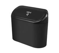 WYFZ Papelera de Coche para Audi Q4 Sportback e-Tron I 2021-2024, Contenedor de Basura para Vehículos Accesorio Organizador de Residuos Tapa con Botón Práctico