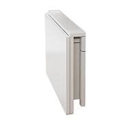 WYFZT Mesa de Pared Plegable de Madera Blanca, Pequeño Espacio Ahorrando Escritorio Flotante Plegable, Mesa de Pared Hoja de Gota, Cocina, Comedor, Escritorio de Computadora, Diseño Moderno