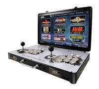 WYGAMING Arcade Plegable | 4 Jugadores | Más de 20000 Juegos | Pantalla LED 22 Pulgadas | Joysticks Sanwa