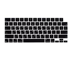 WYGCH Cubierta de teclado coreano para MacBook 2025-2022 Air 13.6" 15" M4 M3 M2 A3240 A3241 A3113/A3114/A2681/A2941; 2025-2021 Pro 14 pulgadas 14,1 pulgadas M4 M. 4 3 M2 M1 Pro/Max A2918/A2992