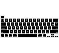 WYGCH - Funda para teclado compatible con MacBook Pro de 16 pulgadas, versión 2019 A2141 con Touch Bar Skin de silicona para Apple MacBook Pro de 16 pulgadas, versión USA