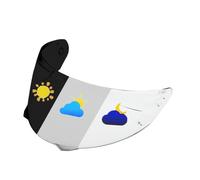 WYHHL Visera de Casco Moto para HJC i90 i91 HJ-33, Visera Tintada Lente Cascos de Motocicleta Protección UV Accesorios de Repuesto