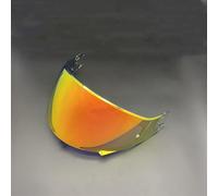 WYHHL Visera de Casco Moto para Shark Spartan/Skwal 1/2 / D-Skwal, Visera Tintada Lente Cascos de Motocicleta Protección UV Accesorios de Repuesto,Normal-A Tea Red