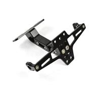 WYHSFSS Soporte Placa Matrícula Motocicleta, para Aprilia Tuono V4 1100RR Factory 2017 2018 2019 Eliminador Guardabarros Moto Soporte Motocicleta LED Marco Matricula Kit,B